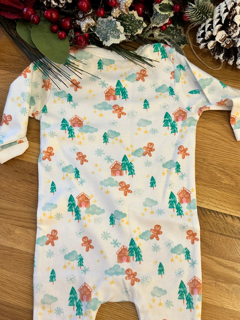 Personalised First Christmas Baby Grows