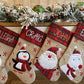 Tartan Personalised Christmas Stockings