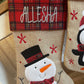 Tartan Personalised Christmas Stockings