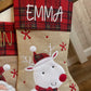 Tartan Personalised Christmas Stockings