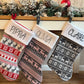 Nordic Style Personalised Christmas Stockings