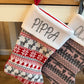 Nordic Style Personalised Christmas Stockings