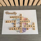 Personalised Family Scrabble Letter Frame