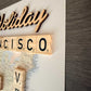 Personalised Holiday Scrabble Letter Frame