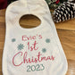 Personalised First Christmas Bib
