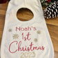 Personalised First Christmas Bib