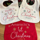 Personalised First Christmas Bib