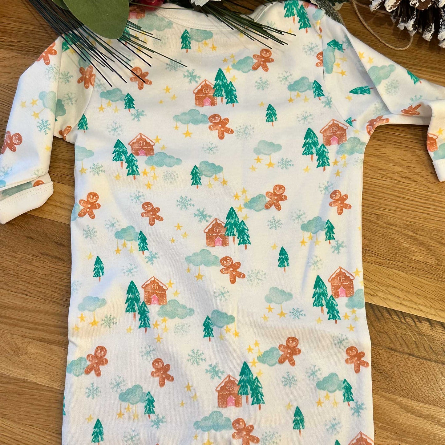 Personalised First Christmas Baby Grows