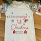 Personalised First Christmas Baby Grows