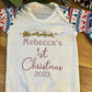 Personalised First Christmas Baby Grows