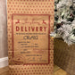 Personalised Kraft Paper Christmas Sack