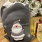 Personalised Grey Knitted Christmas Sacks