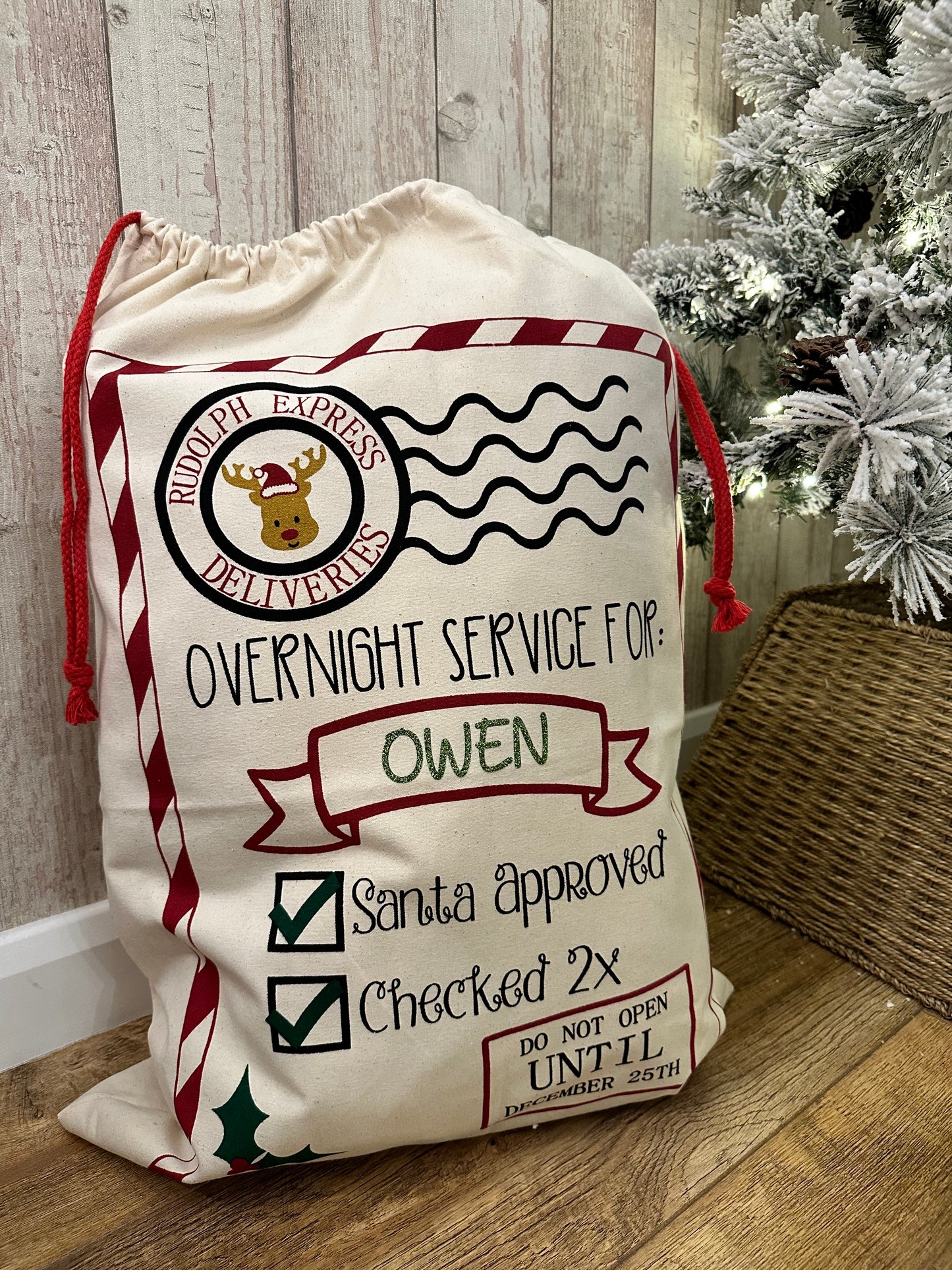 Personalised Christmas Sacks