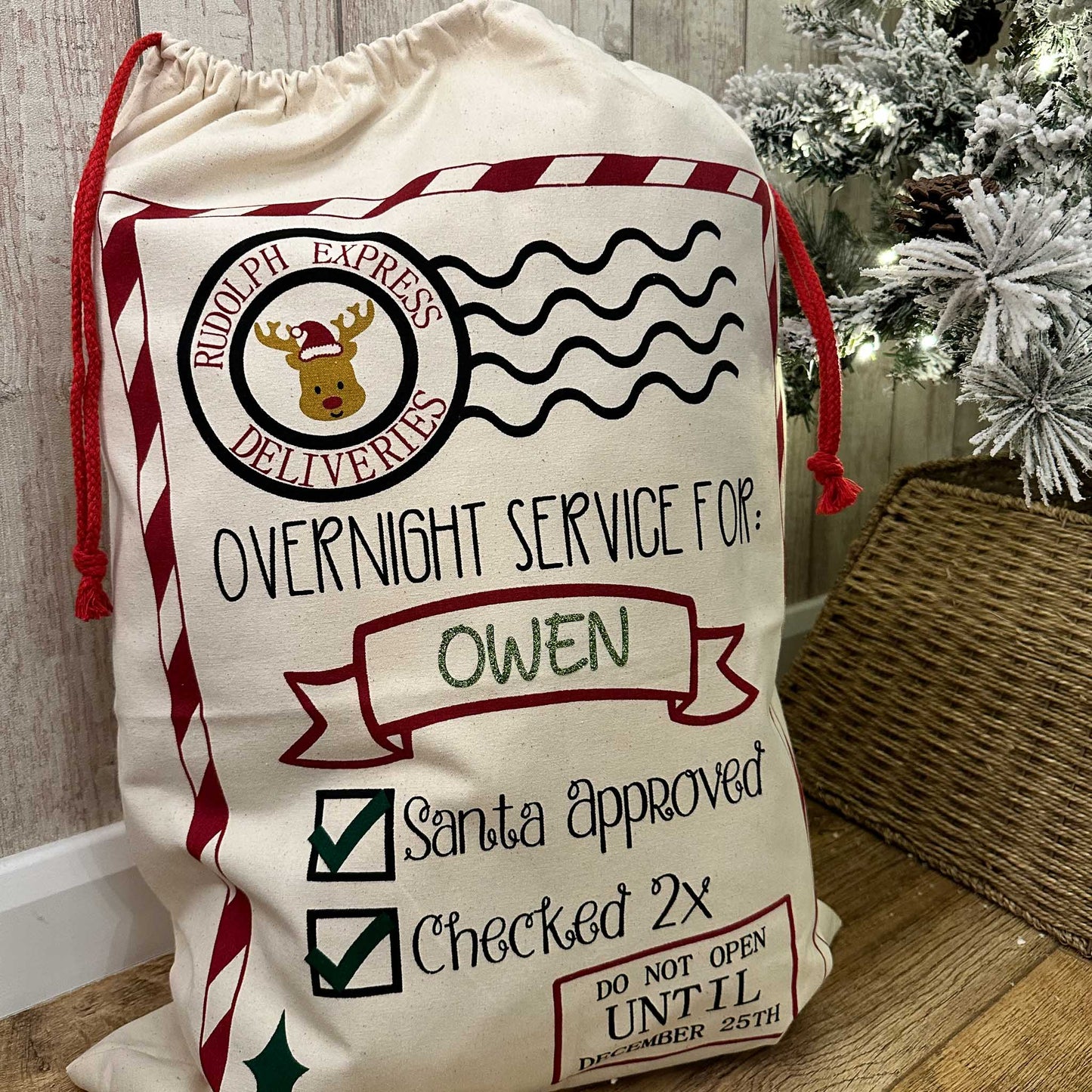 Personalised Christmas Sacks