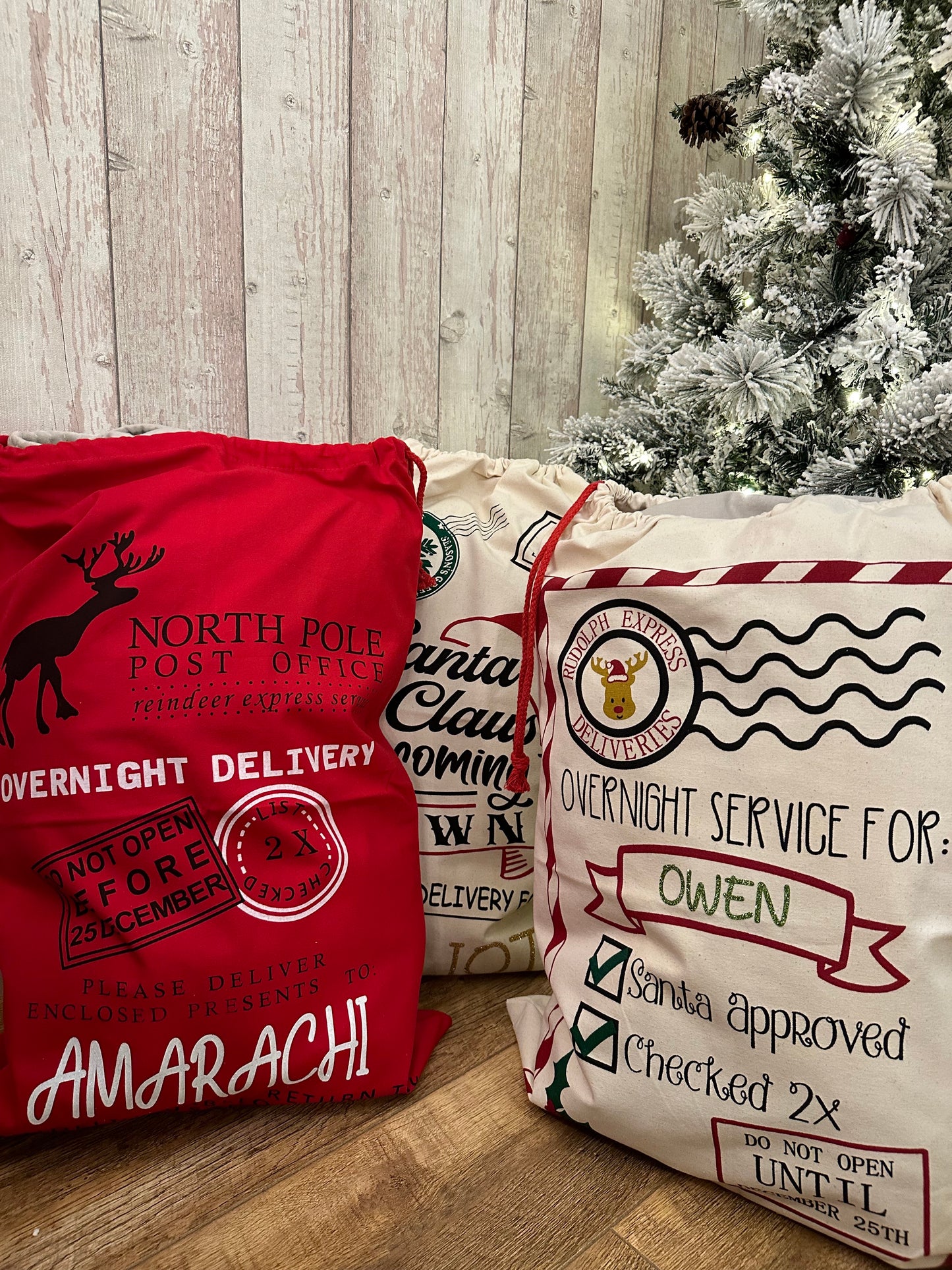 Personalised Christmas Sacks