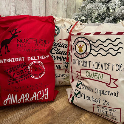 Personalised Christmas Sacks