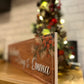 Personalised Christmas Wood Effect Family Sign