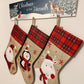 Personalised Family Christmas Wall Stocking Hangers | Gonk Family Sign | Woodland Sign | Wooden Sign