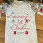 Personalised First Christmas Baby Grows