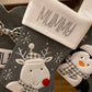 Grey Personalised Christmas Stockings