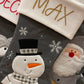 Grey Personalised Christmas Stockings